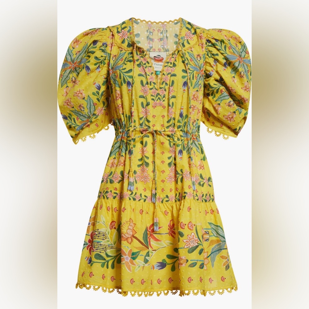 FARM Rio Delicate Flowers Cotton Dress - Picture 5 of 9